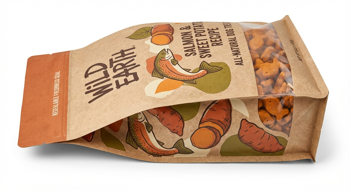 Bark Folk Grain-Free Salmon + Sweet Potato Dog Treats (Large Bag)