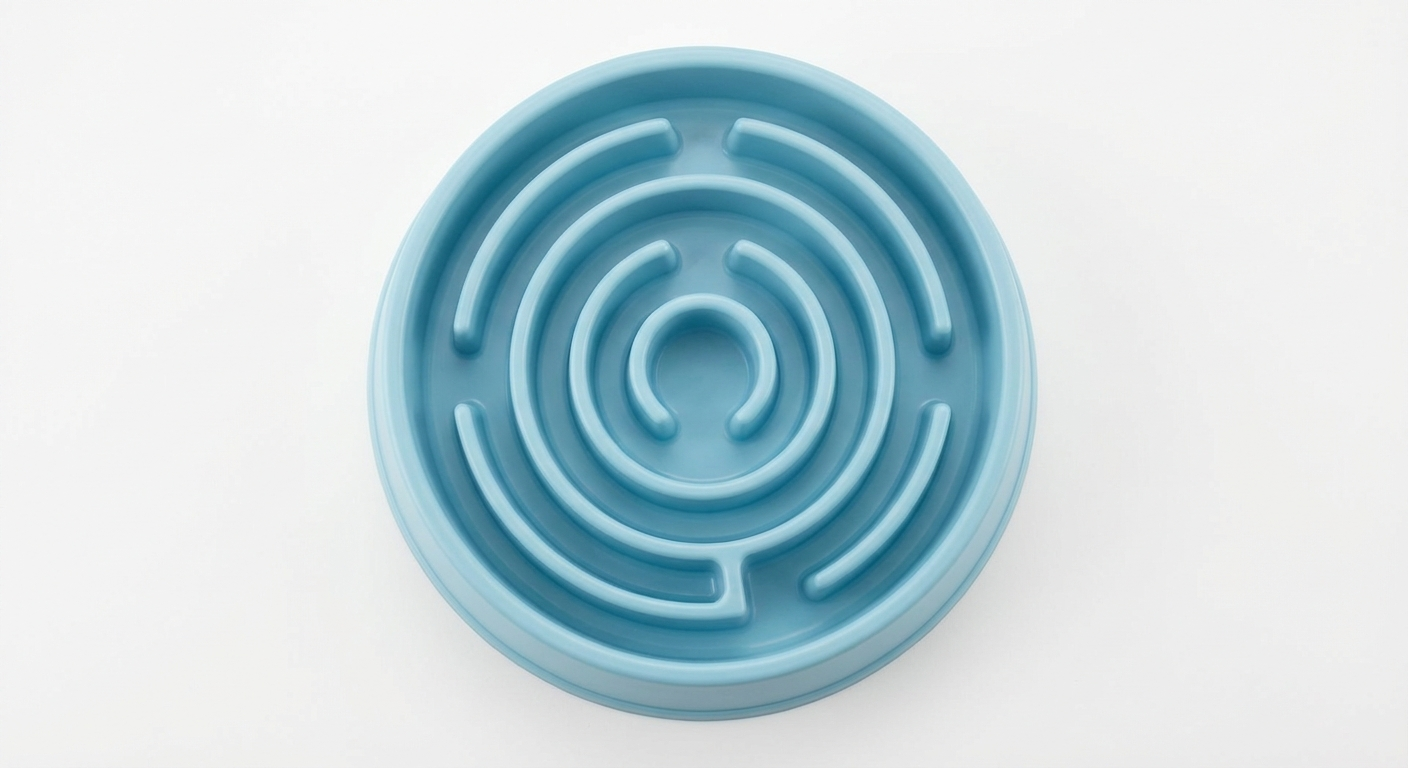 Bark Folk Slow Feeder Puzzle Bowl (Large)