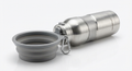 Bark Folk Stainless Steel Dog Travel Water Bottle + Bowl
